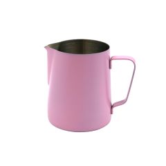 Rhino Classic Milk Jug, Pink Marshmallow, 450ml / 15oz